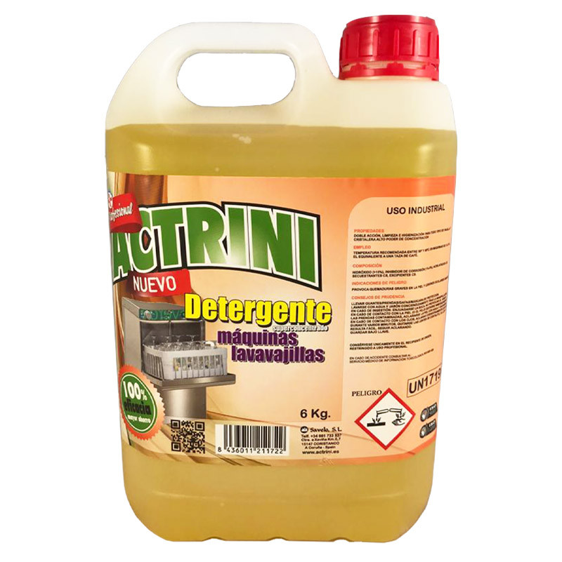 Detergente lavavajillas industrial higienizante 6L