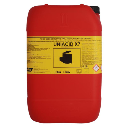 UNIACID X7 Ácido para máquinas de ordeño