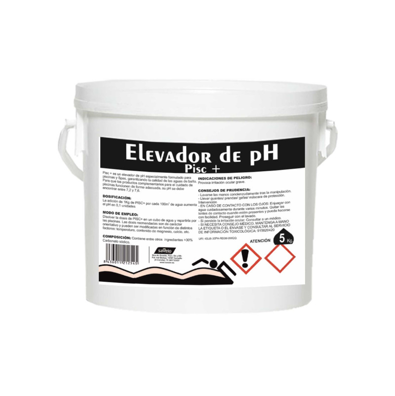 Elevador de pH para piscinas