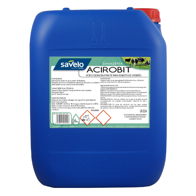 ACIROBIT acid detergent for cleaning milking robots
